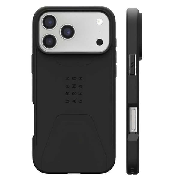 MagSafe Cover - UAG - iPhone 17 Pro Max - Stødabsorberende - Hexagonal Mønster - Sort Svart