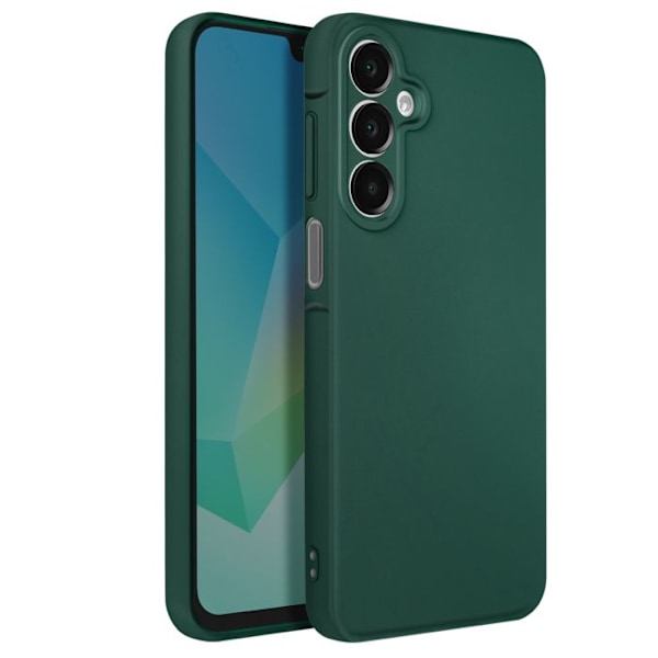 Coque för Samsung Galaxy A16 Semihård Soft-touch Anti-prickar Grön gran Grön