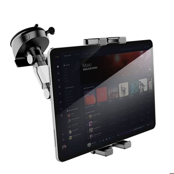 Support Bil - AVIZAR - Universell - Sugpropp - Justerbar Arm - 360° Rotera Svart