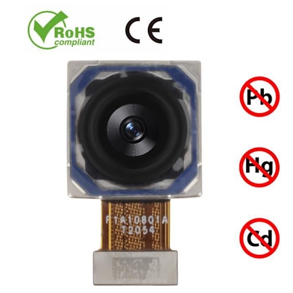 Bagkamera - AVIZAR - Xiaomi Redmi Note 11 Pro Plus 5G - Sort - Udskiftning af hovedsensor Svart