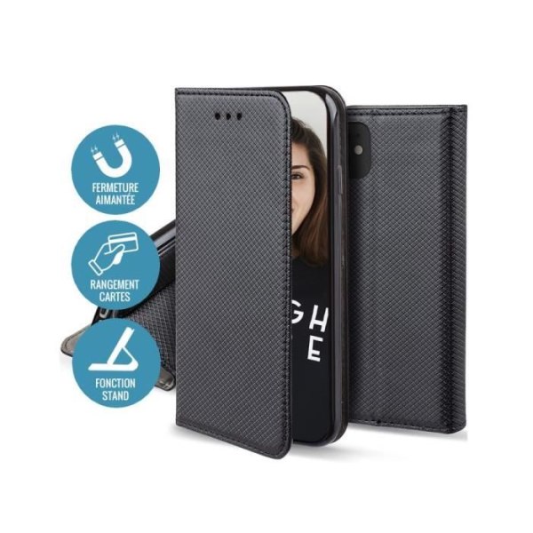 SAMSUNG GALAXY A12 ETUIER Stødsikker beskyttelse SORT