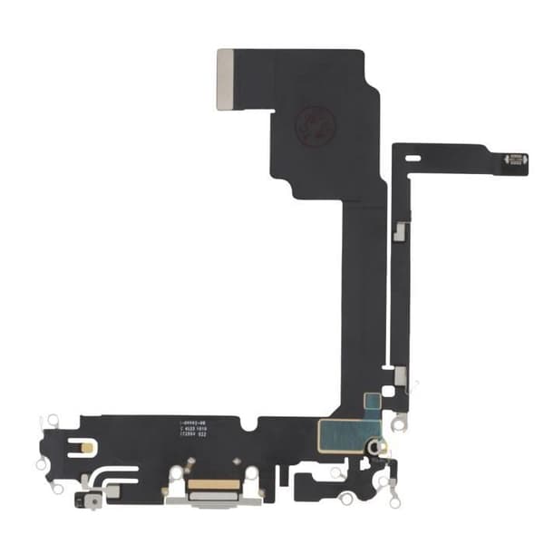 Laddningskabel - AVIZAR - iPhone 15 Pro Max - USB-C - Mikrofon - Vit Titan Vit