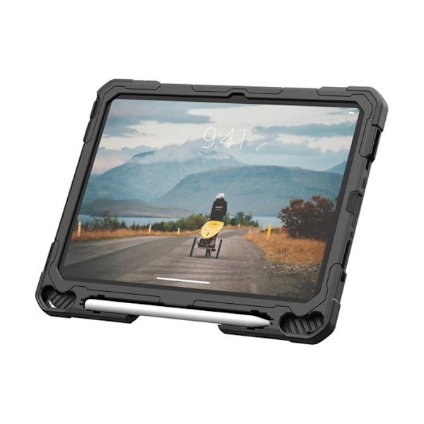 Coque til iPad 10,2" 10. generation Plasma-model med UAG beskyttelsesfilm i sort Svart