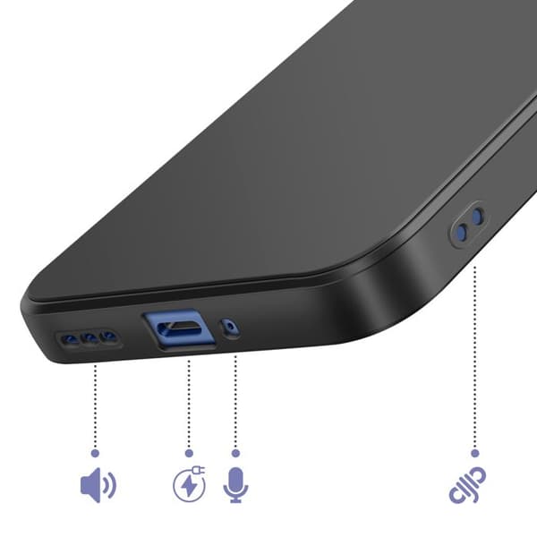 Silicone Cover til Oppo A6 Pro, Stødabsorberende, Olieforsinket, Sort Svart