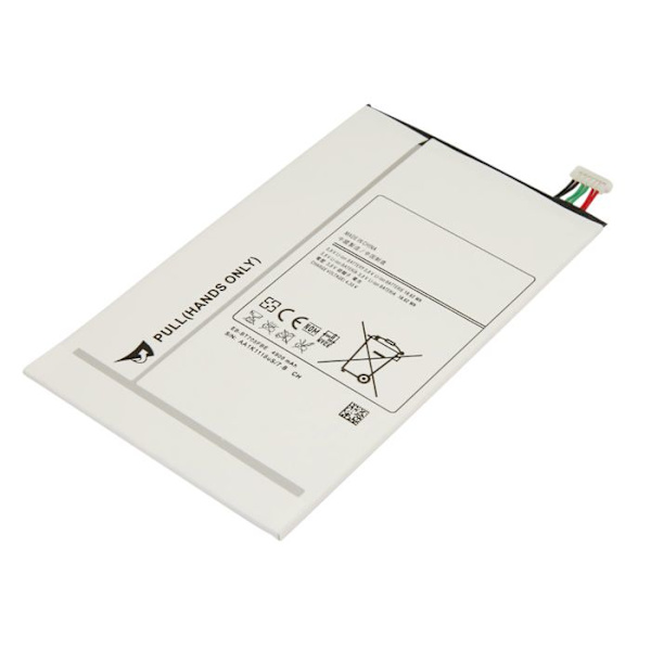 Ersättningsbatteri för Galaxy Tab S 8.4" / SM-T700 Li-Polymer 4900mAh Vit Vit
