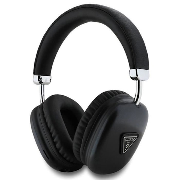 Trådløs headset - Guess - GUBHK1SATSK - Saffiano PU-læder - Autonomi 32t - Bluetooth 5.3 Svart