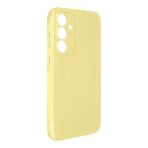 Fodral till Samsung Galaxy S23 FE Halvstyv Soft-touch Fast Cover Gul Gul