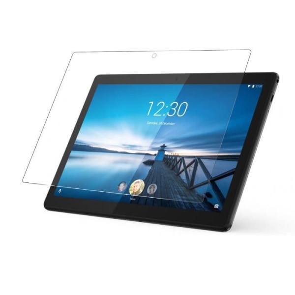 Lenovo Smart Tab M10 10.1 hærdet glasfilm 9H stødsikker anti-fingeraftryk gennemsigtig hvid