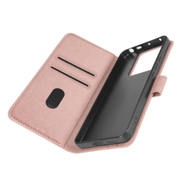 Fodral till Xiaomi Redmi Note 13 Pro 5G plånbok och videohållare Champagne Pink