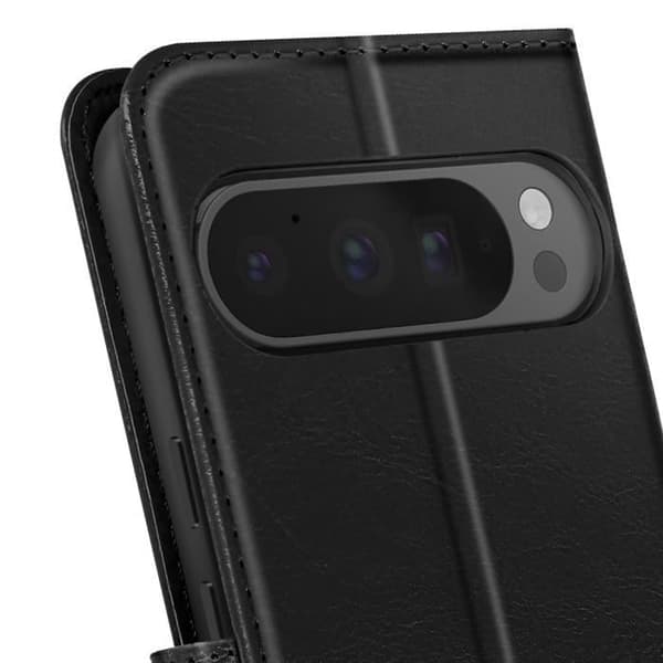 Étui til Google Pixel 9 Pro XL pung med håndledsrem Mayaxess sort Svart
