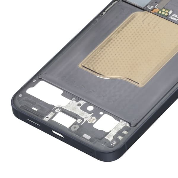 Central Chassis - SAMSUNG - Galaxy S25 - Original - Holdbar - Mørkeblå Blå