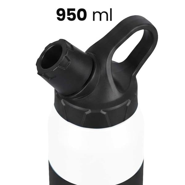 Sporttermometer 950 ml i Rostfritt Stål Modern Design Vit Vit Vit