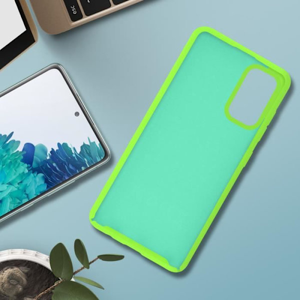 Galaxy S20 FE Puolijäykkä Soft Touch Case -yhteensopiva QI vihreä grön
