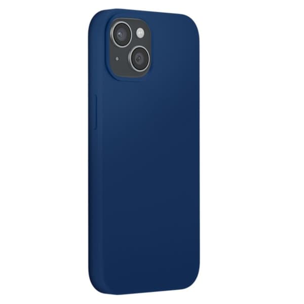 Cover - MOXIE - iPhone 15 - TPU - Indvendig i mikrofiber - Stødabsorption Blå