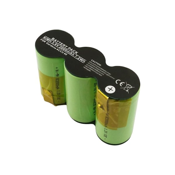 Batteri til Gardena Haveværktøj Accu 60 NiMH 3.6V 2000mAh 7.2Wh