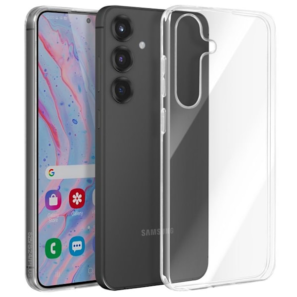 Coque för Samsung Galaxy S25 Plus Silikon Gel Mjuk Tjocklek 1mm Transparent Transparent