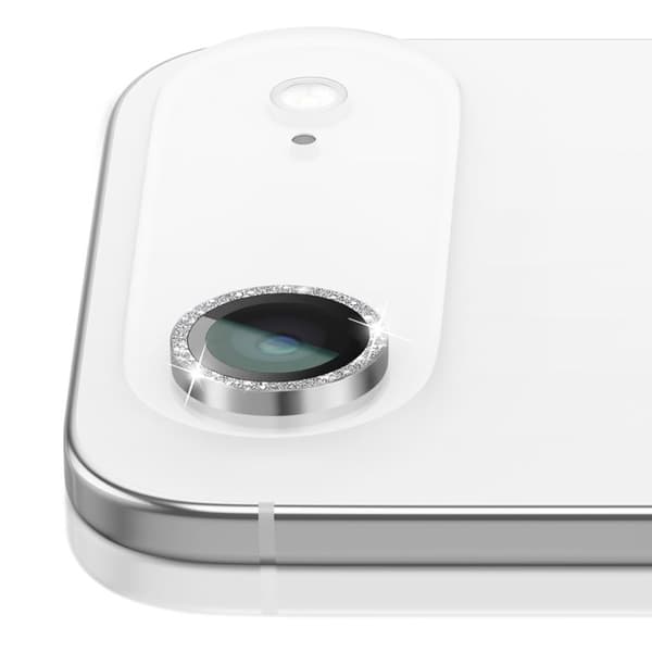 Beskyttelseskamera til iPhone Air i hærdet glas, ridsefrit, Zanaé Sølv Grå