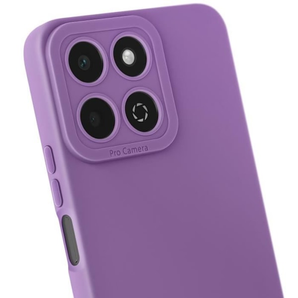 Coque til Honor 200 Smart Silikone Mat Blok Kamera Beskyttet Lilla Lila