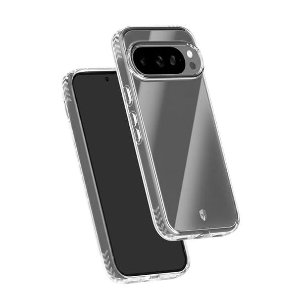Coque - FORCE CASE - Google Pixel 10 Pro XL - Stødabsorberende 3 m - Forstærket - Transparent mod gulning Vit