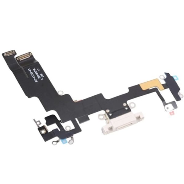 Lightning-opladningsstik til iPhone 14 med hvid mikrofon - Lightning-stik - Kompatibel - CE og RoHS Vit