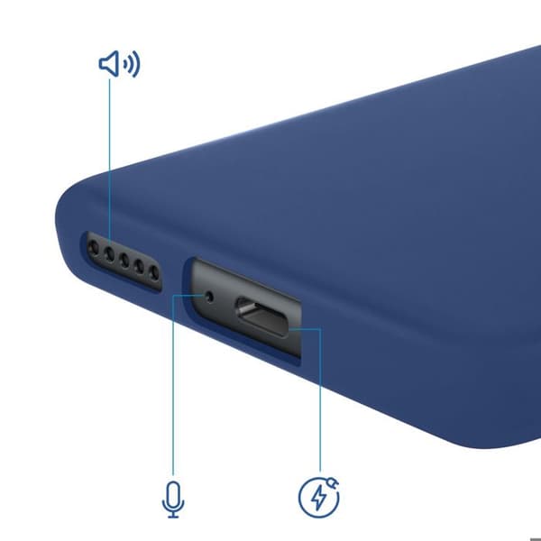 Siliconfodral för Redmi Note 15 5G Mjuk-Touch Antiskid Blå Blå