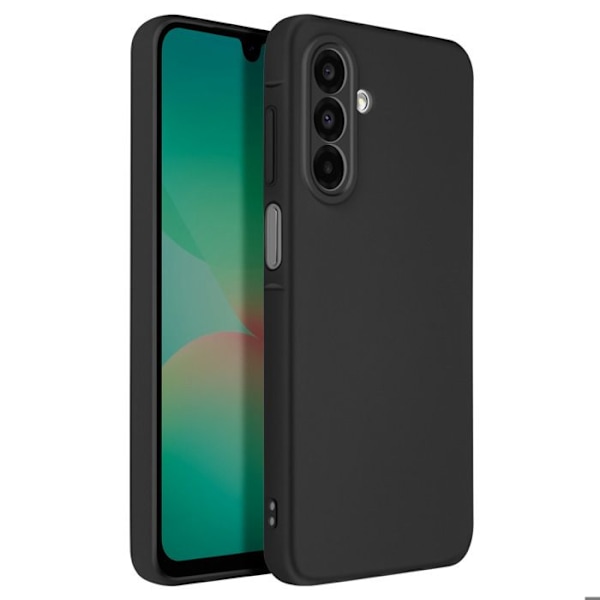 Coque til Samsung Galaxy A26 Semi-hårdt Soft-touch Anti-fingeraftryk Sort Svart