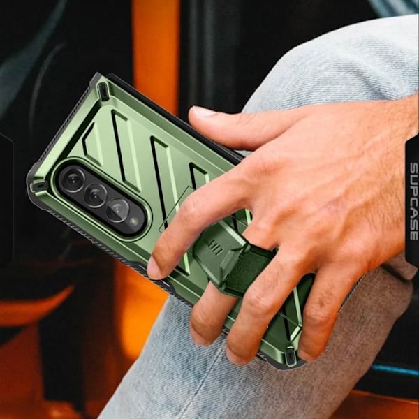 Samsung Galaxy Z Fold 4 -kotelo - SUPCASE - Unicorn Beetle Pro - Vihreä - Iskunkestävä - Military Standard MIL STD 810G Grön