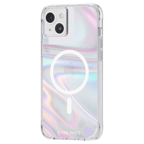 Case-Mate Soap Bubble MagSafe - Cover til iPhone 14 Plus (Iridescent) - 0840171719789