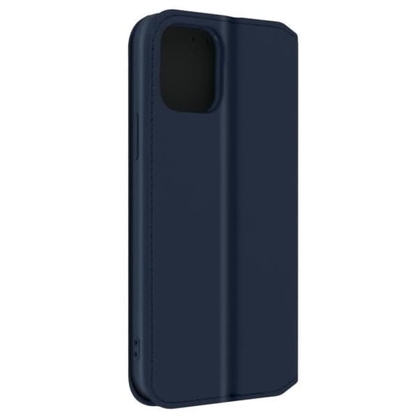 Housse Folio - AVIZAR - iPhone 12 Pro Max - Kiinteä - Matta - Lompakko Videotukitoiminnolla Midnattsblå Blå