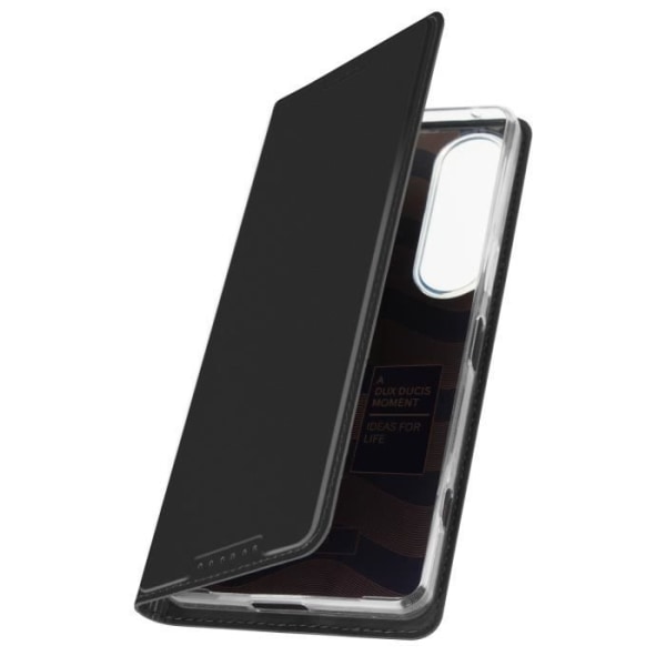 Taske til Sony Xperia 1 VI - DUX DUCIS - Sort - Flap - Videostøtte - Kortholder Svart