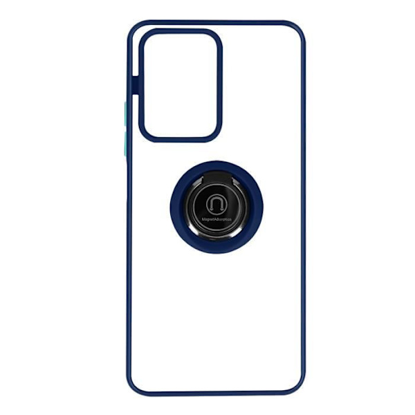 Coque - Xiaomi - 11T och 11T Pro - Metallring - Videostöd - Blå Blå