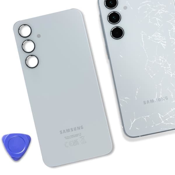 Ersättningsbaksida för Samsung Galaxy A35 Blå Blå