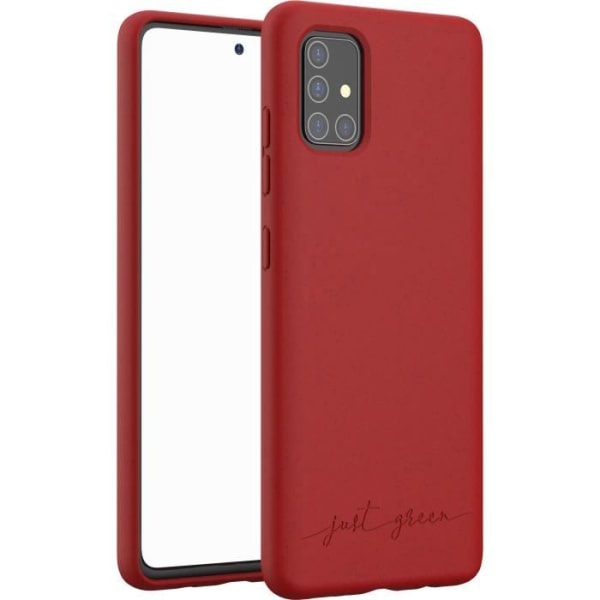 JUST GREEN Organic shell til Galaxy A51 Red