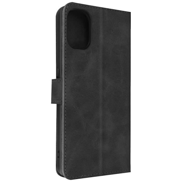 Ingenting Telefon 1 Flip Wallet Fodral Video Support Funktion Svart Svart
