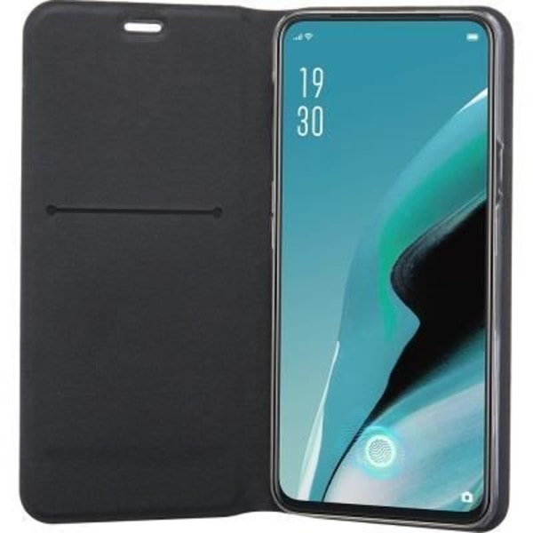 Sort folio etui til Oppo Reno 2Z