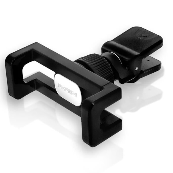 Support til bil - AKASHI - Universel - 360° rotation - Gitterfeste - Smartphones 55-85mm Svart