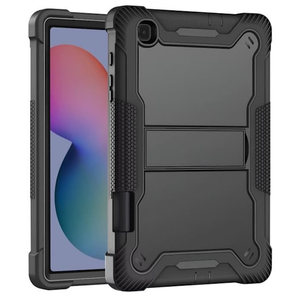 Stötdämpande fodral för Samsung Galaxy Tab S6 Lite med ställning.