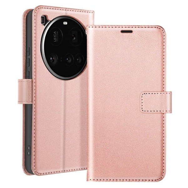 Xiaomi 15 Ultra - Kotelo, Kelpä, Lompakko, Tuki, Mayaxess, Rose Champagne Rosa