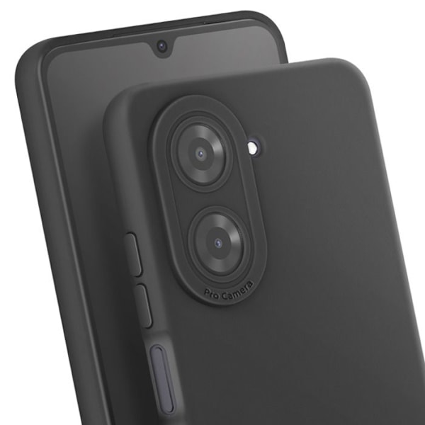 Coque til Xiaomi Redmi A5 Silikone Glat Kamera Beskyttet Sort