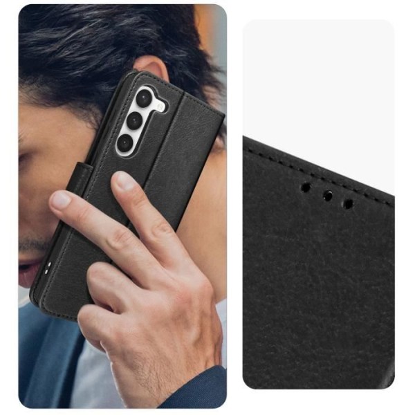 Skal till Samsung Galaxy S23 plånbok och videohållare svart