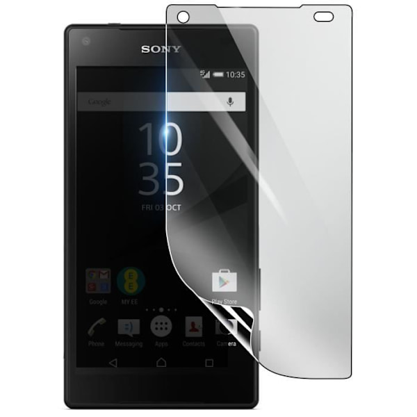 Näytönsuoja - 3MK - Sony Xperia Z5 Compact - Iskunkestävä Hydrogeeli - Läpinäkyvä - Naarmuuntumaton Transparent