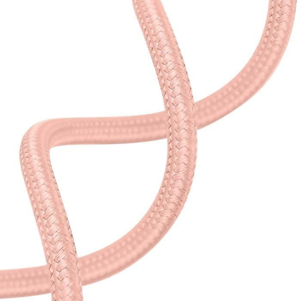 AVIZAR Samsung Galaxy S21 FE puolijäykkä kotelohihna 80 cm puuterivaaleanpunainen Rosa