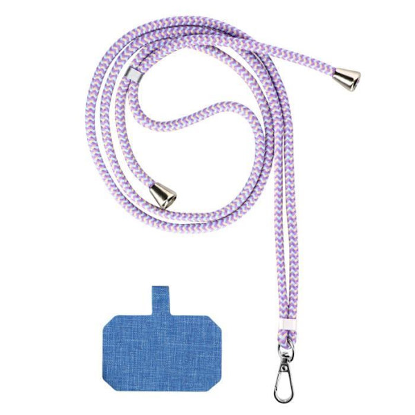 Smartphone-lanyard med flerfarvet justerbar snor Flerfärgad