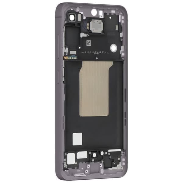 Central Chassis Reservedel til Samsung A55 Original Samsung Service Pack Lavendel Grå