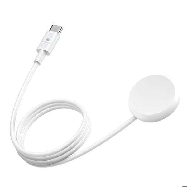 Original USB-C magnetisk kabel til Google Pixel Watch Gen 1 Hvid 1m