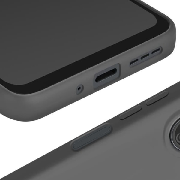 Taske til Xiaomi Redmi 13C - AVIZAR - Halvstiv mat anti-fingeraftryksrem Sort Svart