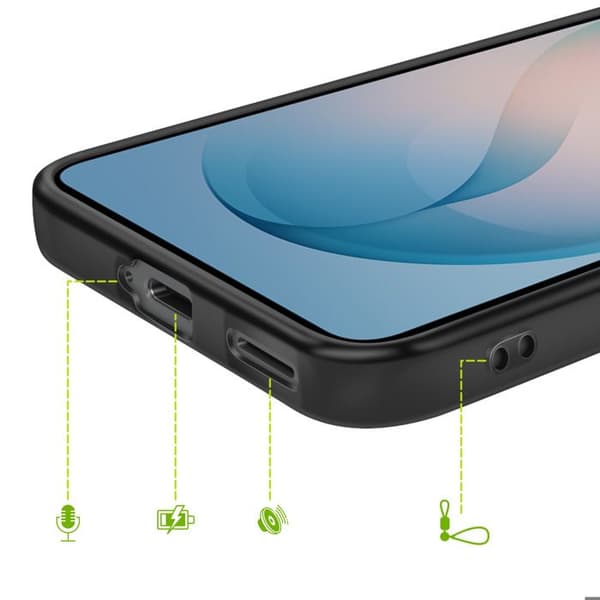 Silicone Cover til Samsung Galaxy S26 Stødabsorberende Mayaxess Sort Svart