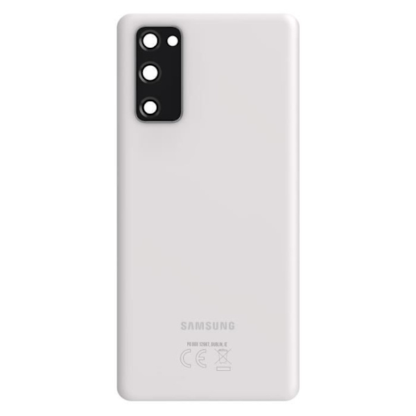 Takalasi Samsung Galaxy S20 FE:lle Alkuperäinen huoltopaketti Samsung White Vit