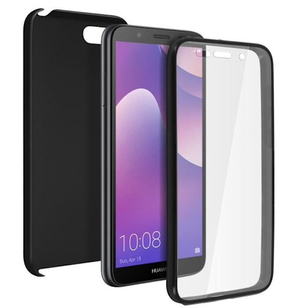 Skyddsskal - Huawei - Y5 2018/Honor 7S - Silikon - Polykarbonat - Ultrafin Svart
