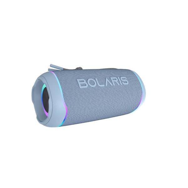 Bluetooth-højttaler - AVIZAR - Model Parma - IPX6 - 16W - Blå LED-lyseffekter Blå